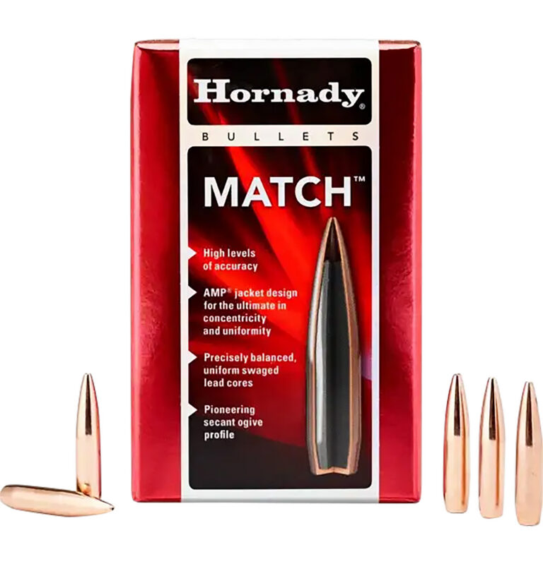 270 CALIBER (0.277'') HOLLOW POINT BOAT TAIL BULLETS MATCH .270 CALIBER (0.277'') 110GR BTHP W/CANNELURE 100/BOX