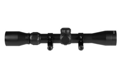 TruGlo TG-853940B Trushot  Black Anodized 3-9x40mm 1″ Tube Duplex Reticle w/Rings