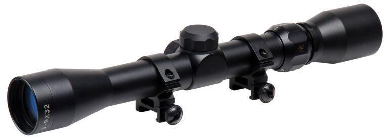 Truglo TG853932B Trushot with Mounting Rings 3-9x 32mm Obj 47.23-12.67 ft @ 100