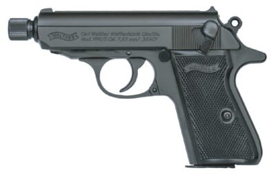 WALTHER PPK/S SD THREADED BLACK 32ACP PSTL 8RD