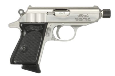 WALTHER PPK SD THREADED STAINLESS 32ACP PSTL 8RD