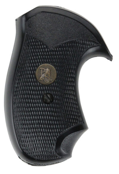Pachmayr 03252 Compact Pistol Grip S&W J Frame Round Butt Black Rubber