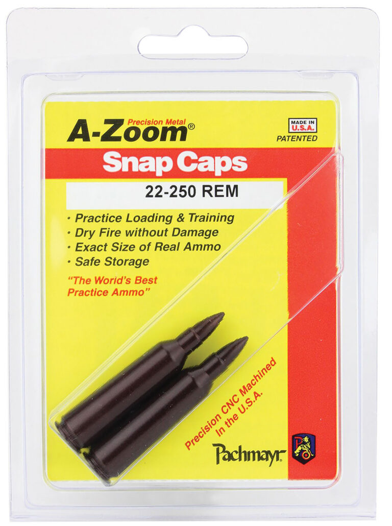 AMMO SNAP CAP DUMMY ROUNDS 22-250 REMINGTON SNAP CAPS 2/PACK