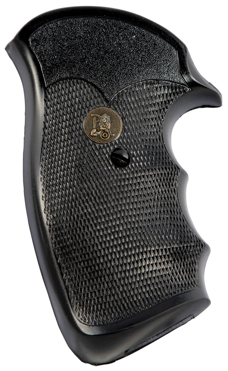 Pachmayr 03175 Gripper Pistol Grip Ruger Security Six Black Rubber