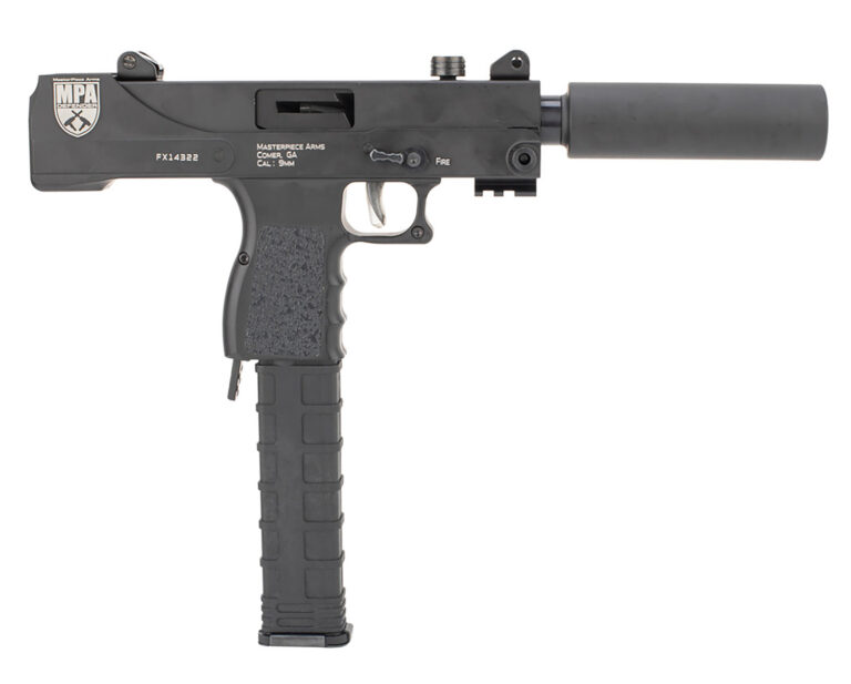 MasterPiece Arms 30T Defender Top Cocking TB 9mm Luger 5.50" 30+1 Black Cerakote