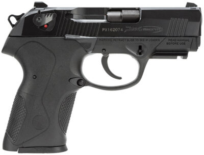 Beretta USA JXC9F21 Px4 Storm Compact 9mm Luger 15+1 3.27″ Black Steel Barrel, Black Bruniton Serrated Steel Slide, Black Polymer Frame w/Picatinny Rail & Interchangeable Backstrap Grip, Ambidextrous