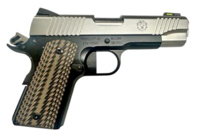 RUGER SR1911-CCO 9MM LUGER 4.25IN BARREL 7RD BLACK FRAME STAINLESS SLIDE TALO 06798