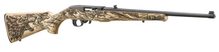 10/22 22LR Wolf 18.5" Natural/Blue 10-rd TALO