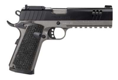 EAA GIRSAN INFLUENCER X 1911 FULL SIZE .38 SUP 5IN BARREL 9RD TWO TONE TUNGSTEN/BLACK 391530