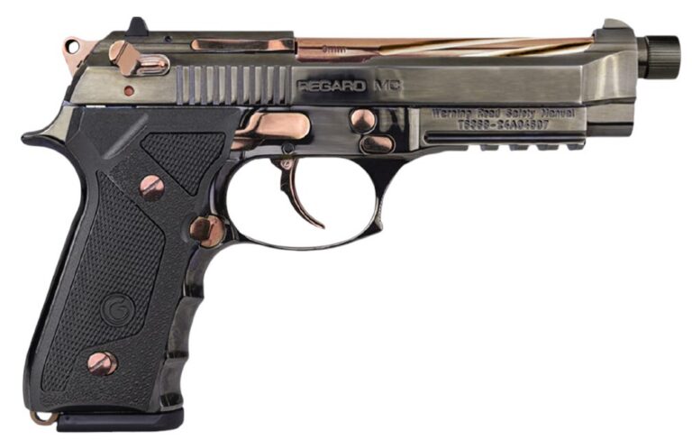 EAA GIRSAN REGARD 9MM 4.9IN ROSE GOLD PVD BARREL 18RD SMOKE TB 391181 TALO