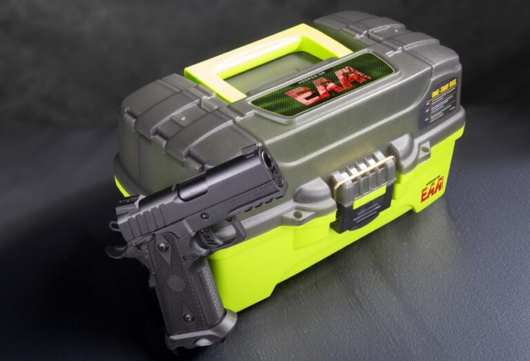 EAA GIRSAN WITNESS2311 BRAT COMPACT 9MM 3.4IN BARREL 17RD OR BLACK WITH TACKLE BOX 395034