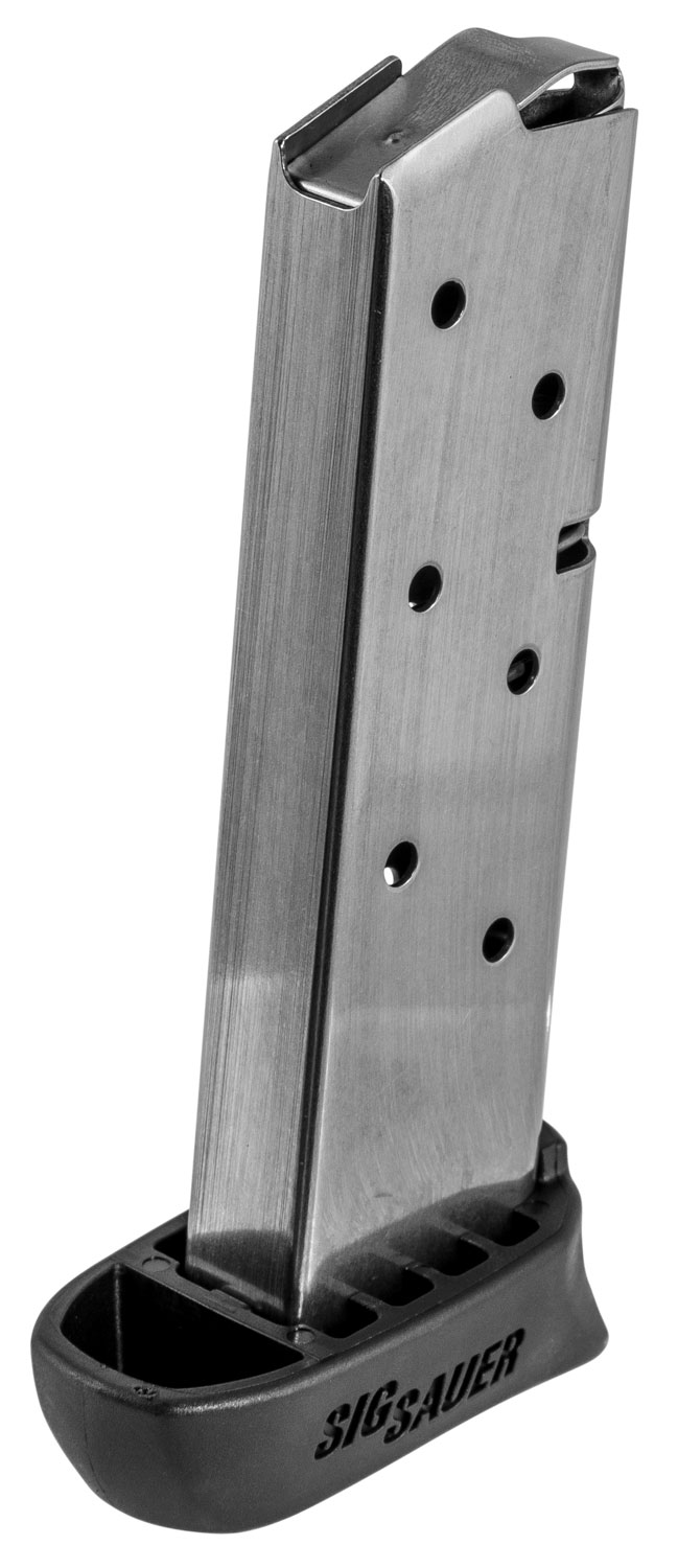 SIG SAUER 238 EXTENDED MAGAZINE 238 EXTENDED MAGAZINE .380 ACP 7-ROUND SILVER