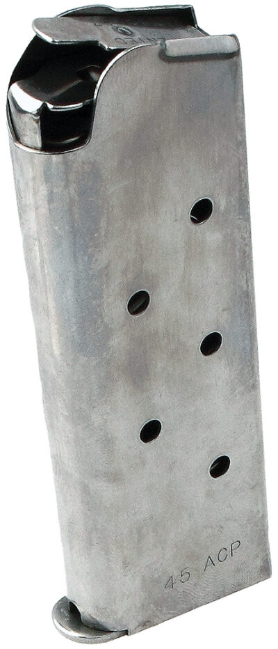 1911 COMPACT .45 ACP HANDGUN MAGAZINE 1911 COMPACT .45 ACP 7 ROUND MAGAZINE STAINLESS STEEL