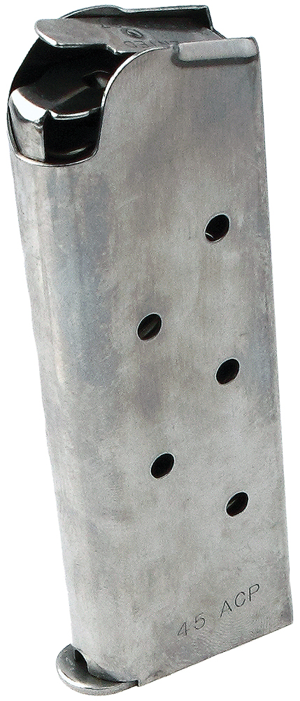 1911 COMPACT .45 ACP HANDGUN MAGAZINE 1911 COMPACT .45 ACP 7 ROUND MAGAZINE STAINLESS STEEL