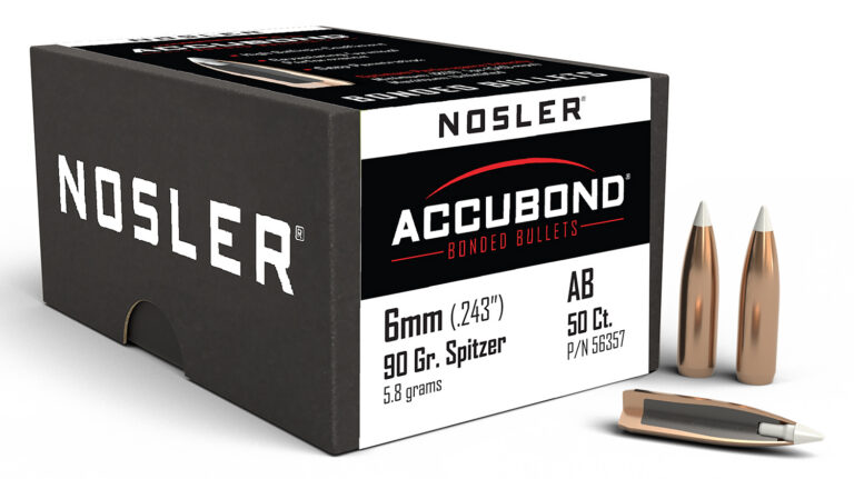 NOSLER 6MM 90GR ACCUBOND 50CT