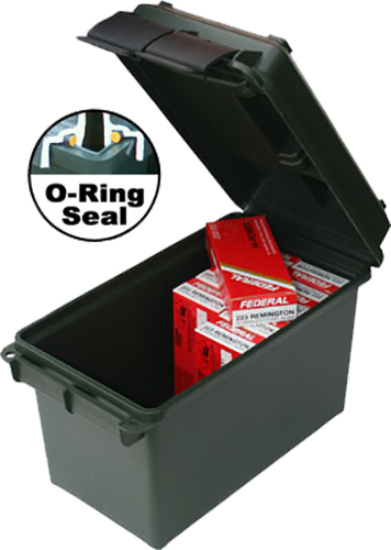 MTM Case-Gard AC50C11 Ammo Can 50Cal Rifle Forest Green Polypropylene