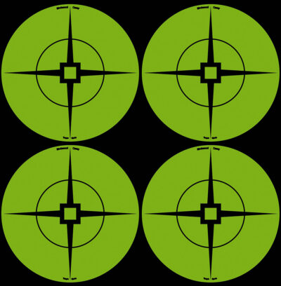 BIRCHWOOD CASEY TARGET SPOTS 3in GREEN TARGET – 40-PK