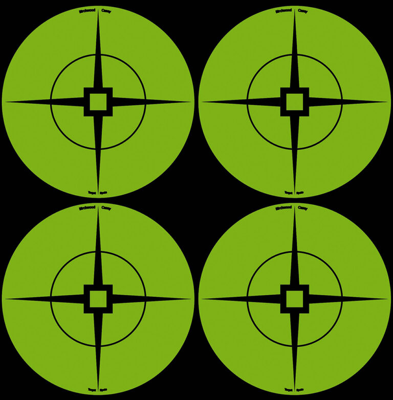 BIRCHWOOD CASEY TARGET SPOTS 3in GREEN TARGET - 40-PK