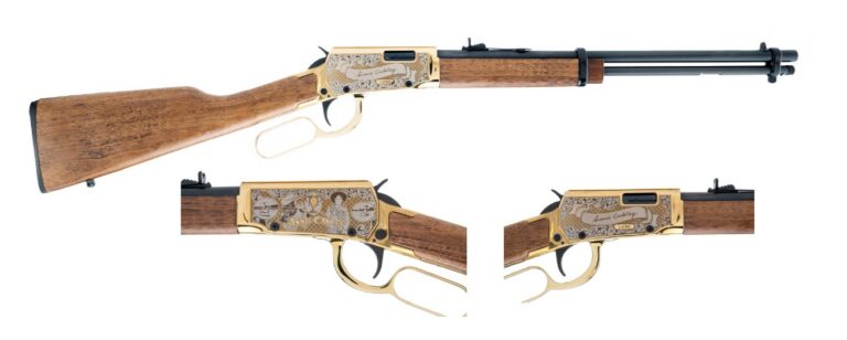 ROSSI RIO BRAVO ANNIE OAKLEY 22LR 18IN BARREL 15RD PVD GOLD RL22181WD-GAO
