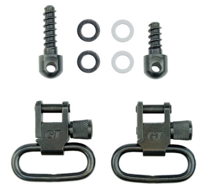 RIFLE SLING SWIVEL SETS 1”, KIT INCL SWIVELS W/WOOD SCREW FRONT STUD & REAR STUD
