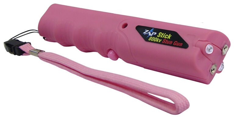 800000 VOLT ZAP STICK W/ LIGHT & CASE PINK