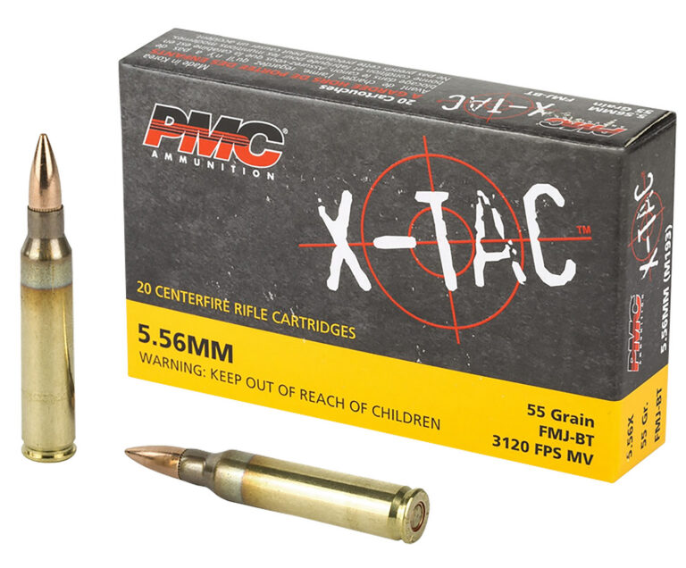 X-TAC 5.56 NATO FULL METAL JACKET RIFLE AMMO X-TAC 5.56X45 NATO 55GR FULL METAL JACKET 20/BOX