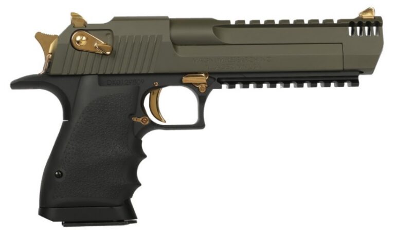 MGNM RSRCH LT WEIGHT DE357 PSTL GREEN/GOLD APPTMNTS 6" BARREL