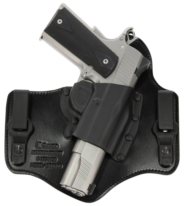 Galco KT212B KingTuk Deluxe IWB 1911 4-5" Kydex/Leather Black