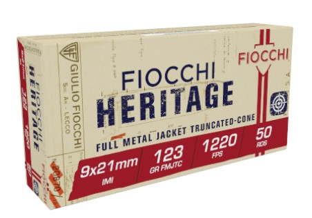 Fiocchi 9X21 Shooting Dynamics 9x21 IMI 123 gr Full Metal Jacket Truncated-Cone