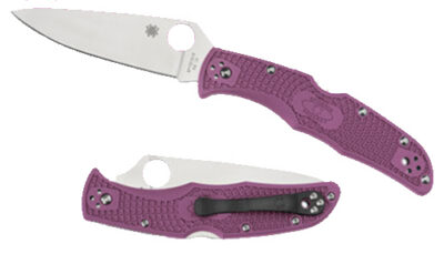 Spyderco C10FPPR Endura 4 Lightweight 3.75″ VG-10 Stainless Steel Clip Point FRN