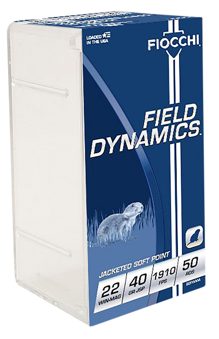 Fiocchi 22FWMA Shooting Dynamics Hunting 22 Mag 40 gr Jacketed Soft Point (JSP)