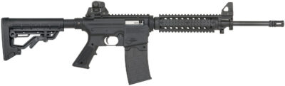 Mossberg 37205 715 Tactical Full Size 22 LR 10+1 16.25″ Matte Blued Steel Barrel, Black Picatinny Rail Receiver, Black A2 Adjustable Synthetic Stock, Black Polymer Grip, Right Hand