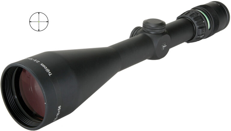 Trijicon 200028 AccuPoint 2.5-10x 56mm Obj 37.60-10.10 ft @ 100 yds FOV 30mm Tu