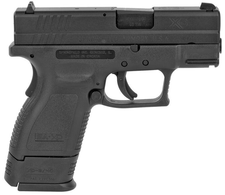 Springfield Armory XD9802 XD XD Sub-compact 40 S&W 3" 9+1 Black Black Polymer Gr