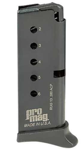 PROMAG RUGER LCP .380 ACP  6RD BLUE STEEL MAGAZINE