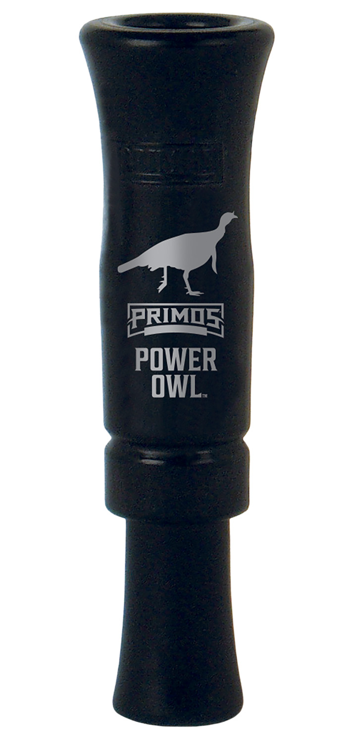 Primos 331 Power Owl Locator Open Call Owl Sounds Barred Owl Sounds Attracts Turkeys Black Acrylic