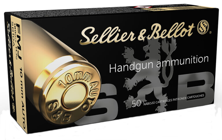 Sellier & Bellot SB10A Handgun  10mmAuto 180gr Full Metal Jacket 50 Per Box/20 Case