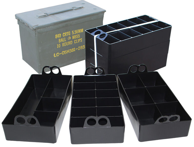 AMMO CAN ORGANIZER POLYMER BLACK AMMO CAN ORGANIZER POLYMER BLACK