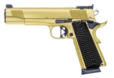 Chiappa 1911 Empire 45ACP 5In 8Rd Gold Blk G10 Grip Trgt Rear Sight