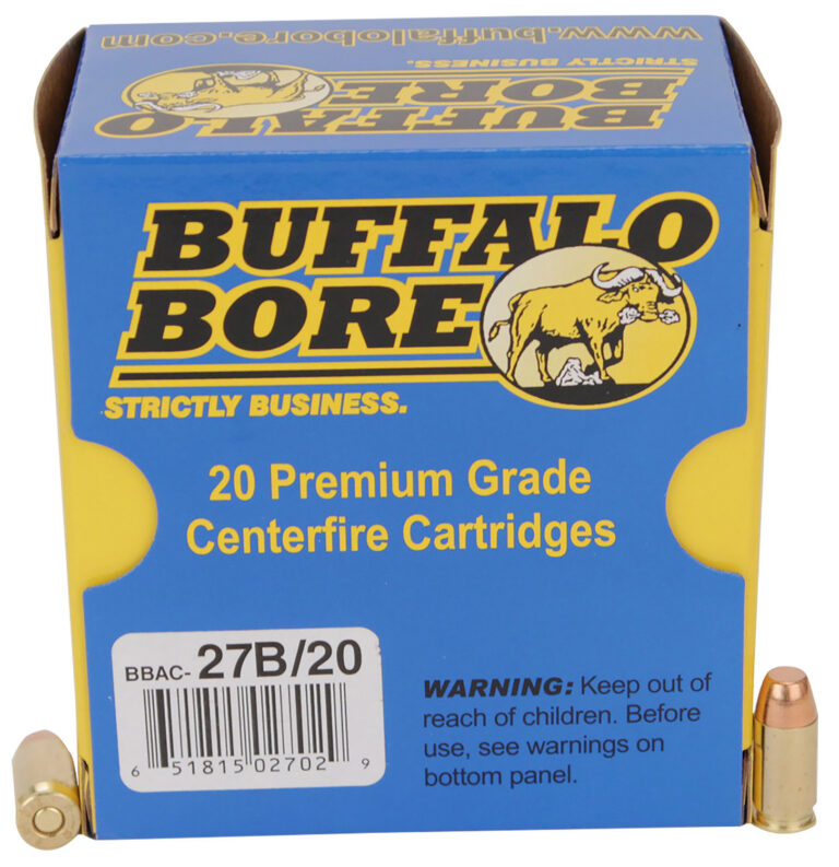 Buffalo Bore Ammunition 27B/20 Pistol 380 ACP +P 95 gr Full Metal Jacket Flat N