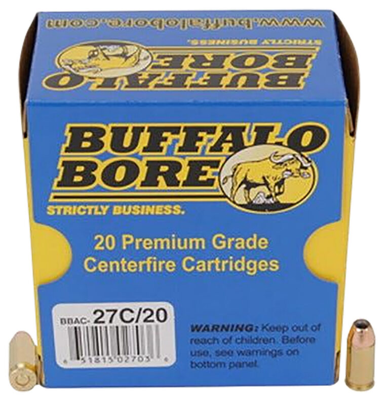 Buffalo Bore Ammunition 27C/20 Pistol 380 ACP +P 90 gr Jacketed HollowPoint (JH