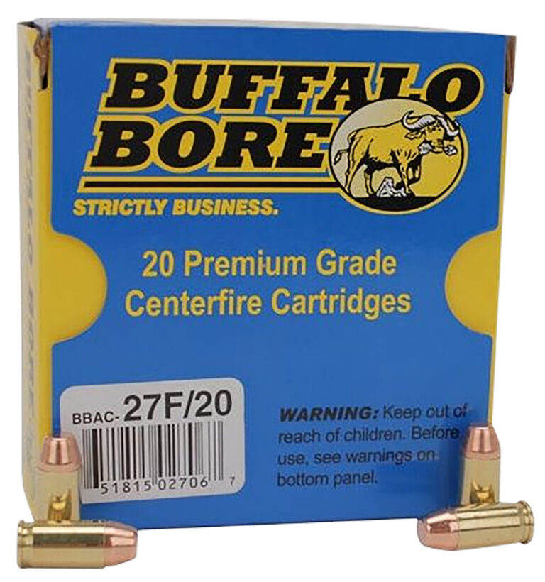 Buffalo Bore Ammunition 27F/20 Standard Pressure 380 ACP 95 gr Full Metal Jacke