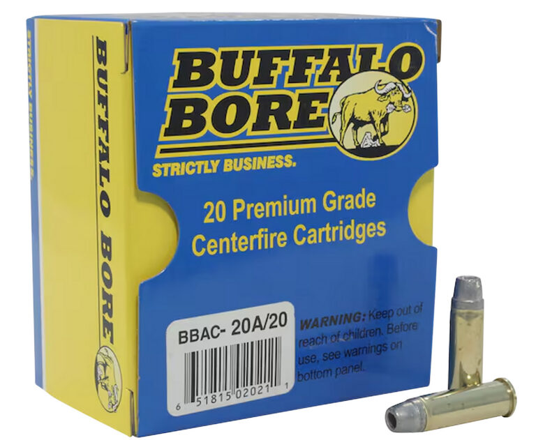 Buffalo Bore Ammunition 20A/20 Heavy 38 Special +P 158 gr Soft Cast Hollow Poin