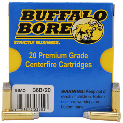 Buffalo Bore Ammunition 36B/20 Heavy Outdoorsman 32 H&R Mag +P 130 gr Hard Cast