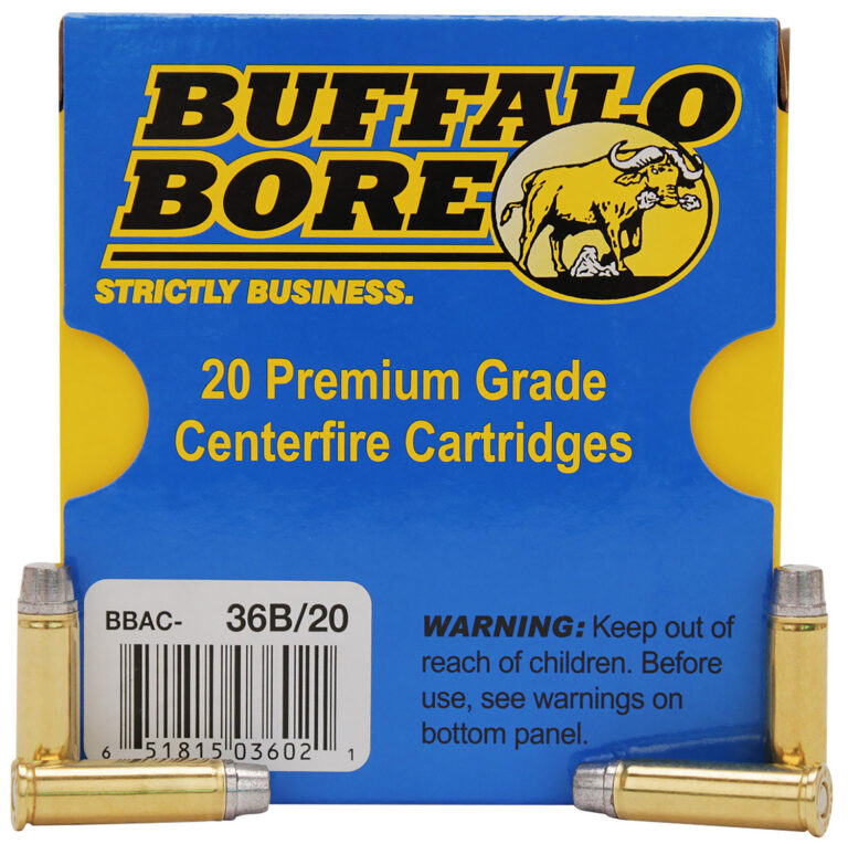 Buffalo Bore Ammunition 36B/20 Heavy Outdoorsman 32 H&R Mag +P 130 gr Hard Cast