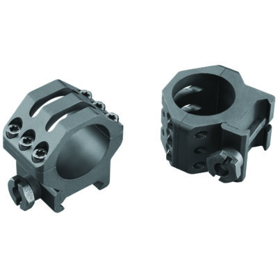 Weaver Tactical 6Hole Picatinny Ring Matte Black 1″ Medium Clamshell Pack