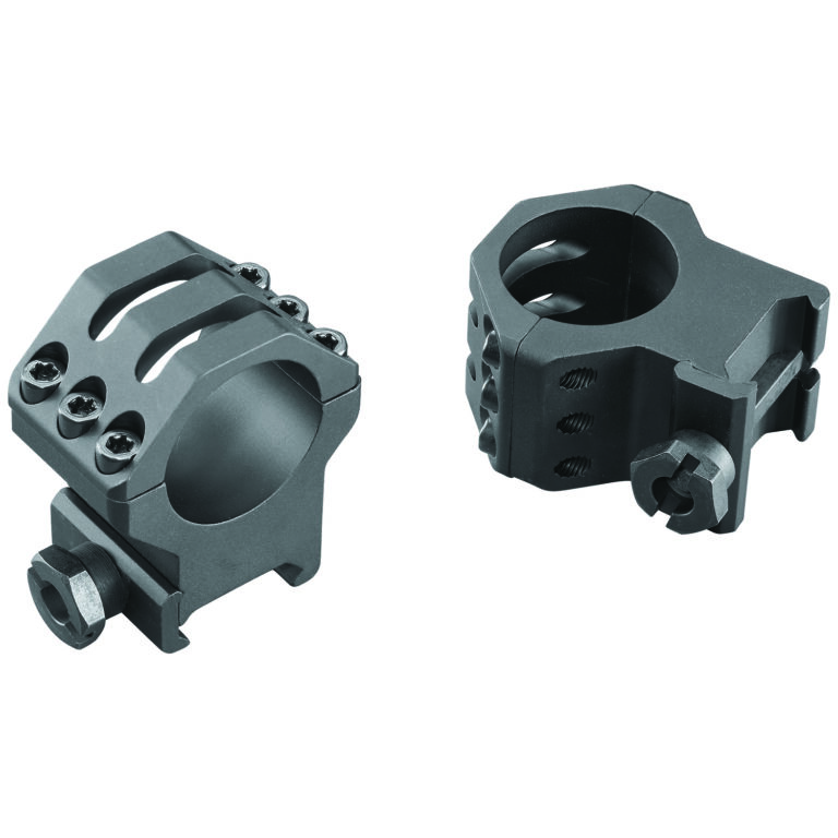 Weaver Tactical 6Hole Picatinny Ring Matte Black 1" XHigh Clamshell Pack