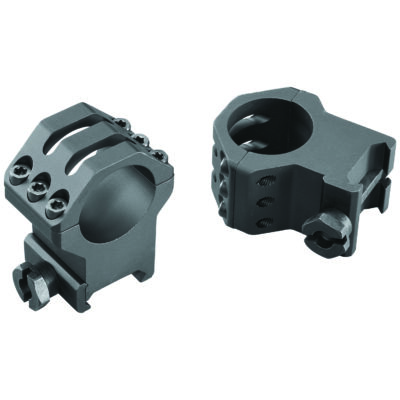 Weaver Mounts 99691 Six-Hole Picatinny Rings  Matte Black 1″ Extra Extra High