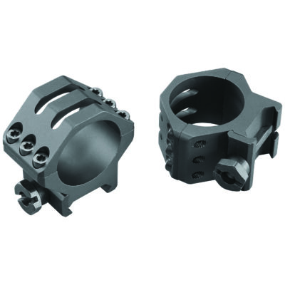 Weaver Tactical 6Hole Picatinny Ring Matte Black 30mm Low Clamshell Pack