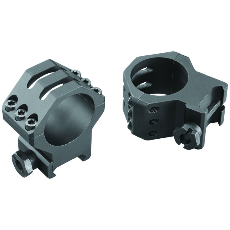 Weaver Tactical 6Hole Picatinny Ring Matte Black 30mm High Clamshell Pack